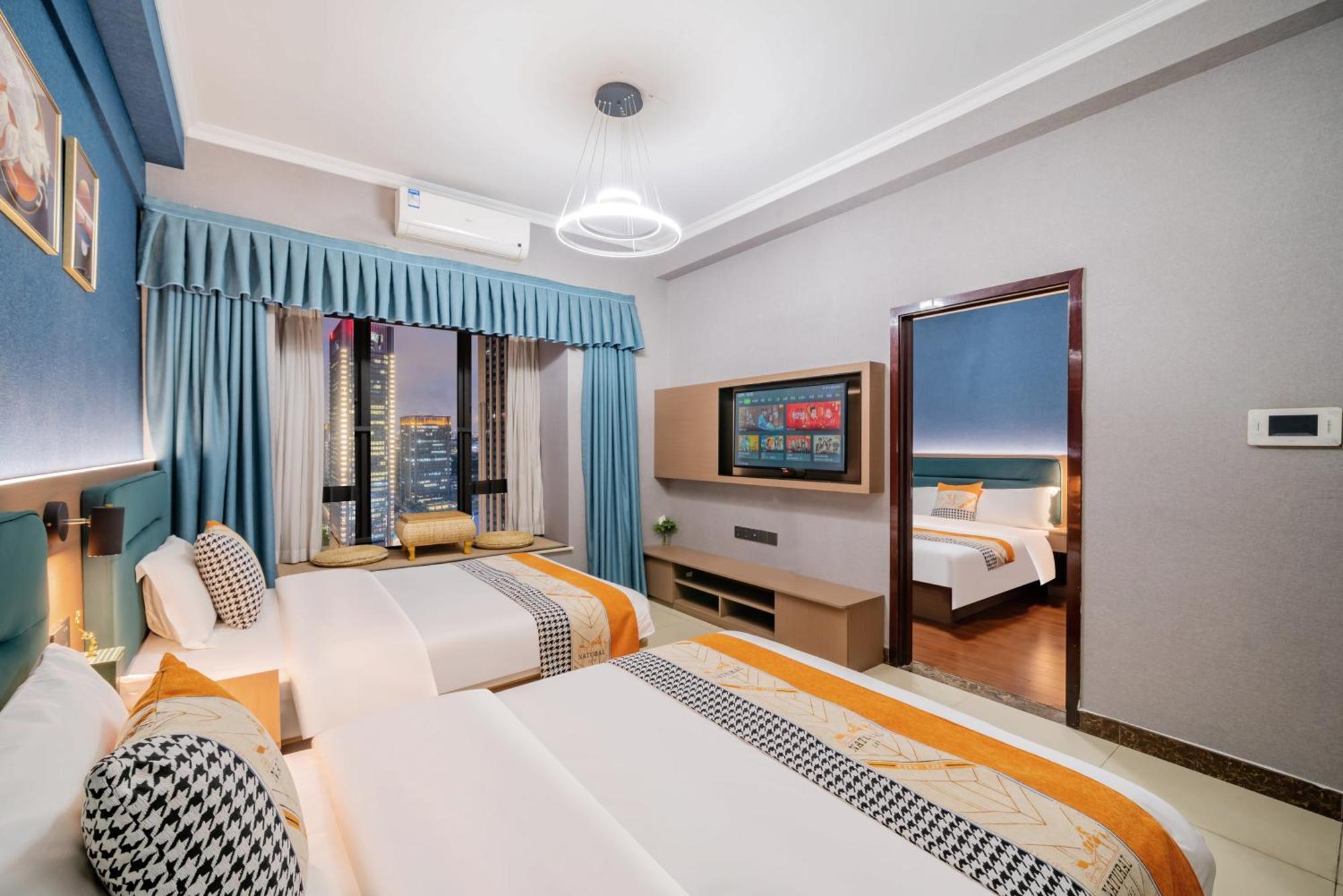 Pazhou Angda International Aparthotel Canton Fair Branch Extérieur photo