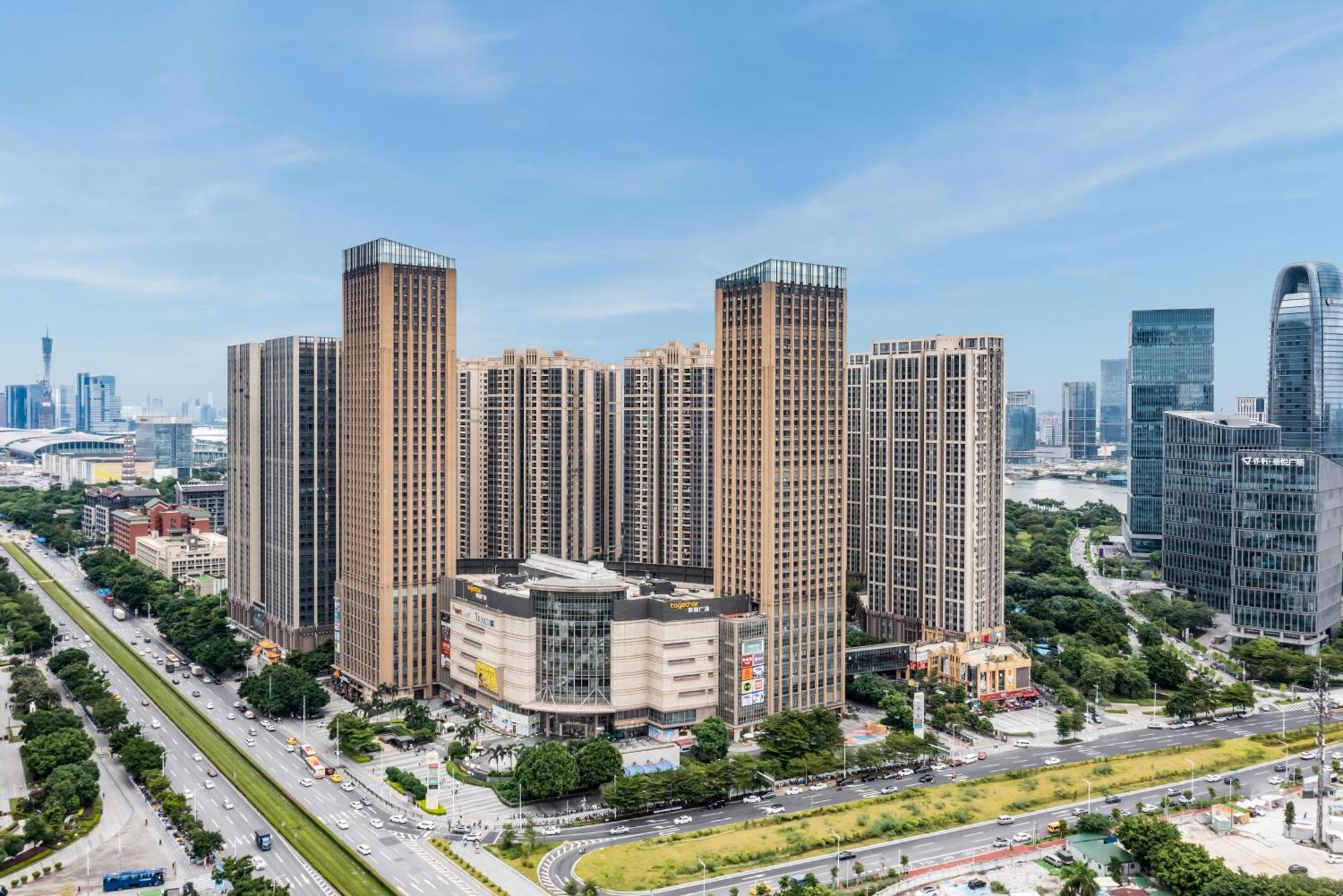 Pazhou Angda International Aparthotel Canton Fair Branch Extérieur photo