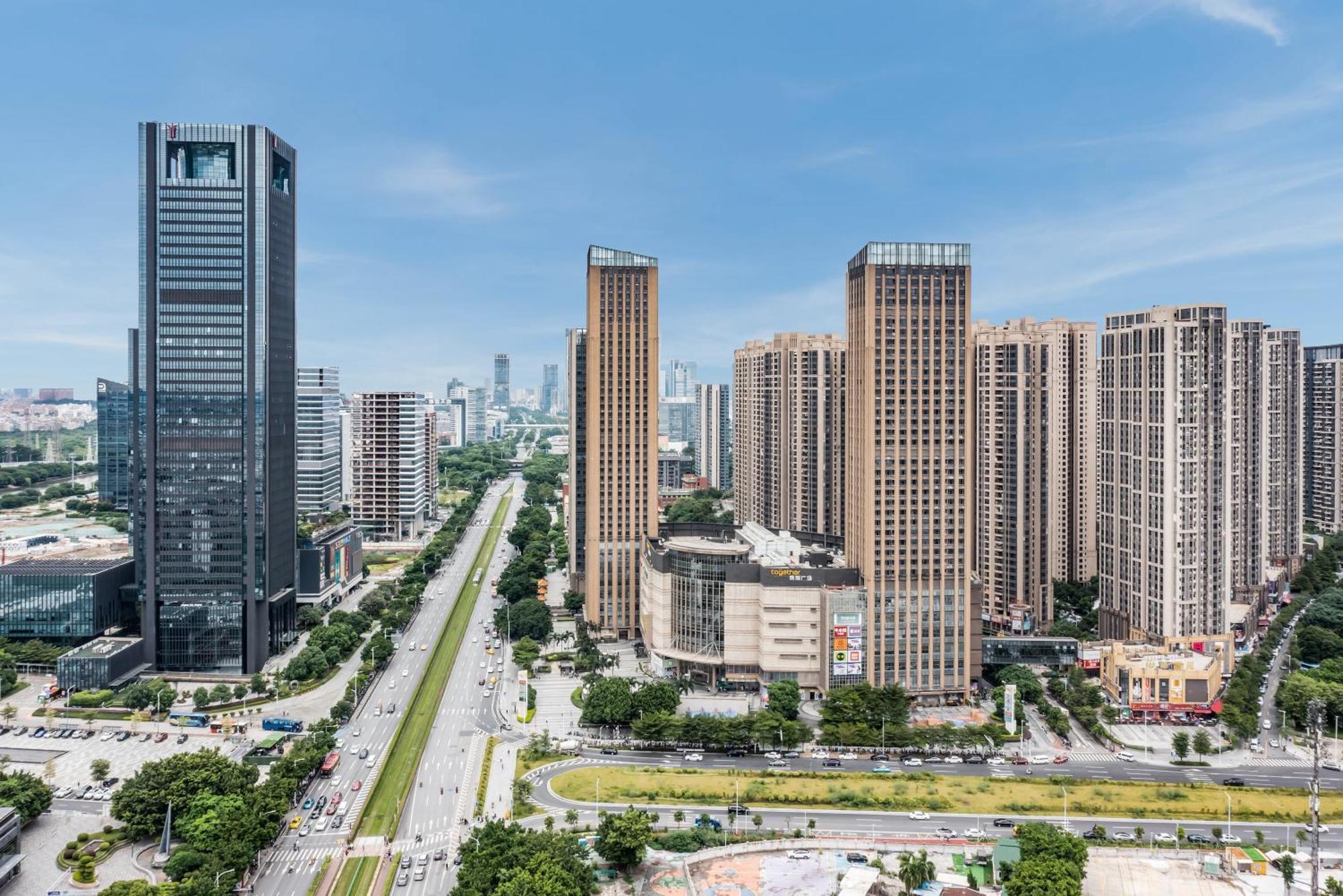 Pazhou Angda International Aparthotel Canton Fair Branch Extérieur photo