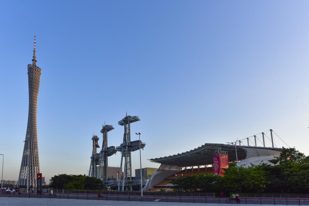 Pazhou Angda International Aparthotel Canton Fair Branch Extérieur photo