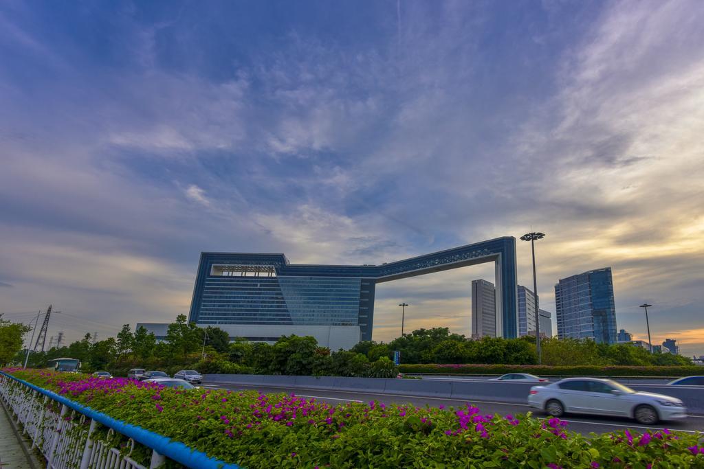 Pazhou Angda International Aparthotel Canton Fair Branch Extérieur photo